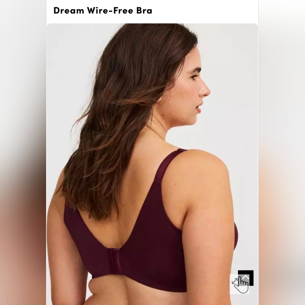 Torrid Dream Wire-Free Bra in Burgundy - Picture 2 of 5